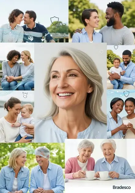 Depoimentos de quem tem seguro de vida Bradesco