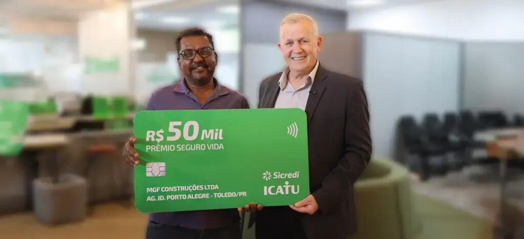 Associado Sicredi ganha R$ 50 mil em sorteio de Seguro Empresarial
