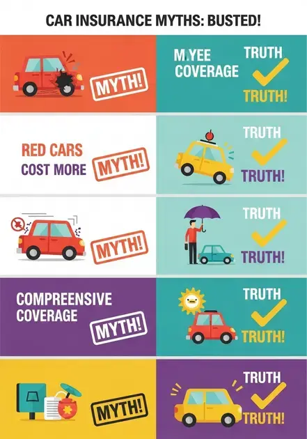 Mitos sobre seguro de automóveis