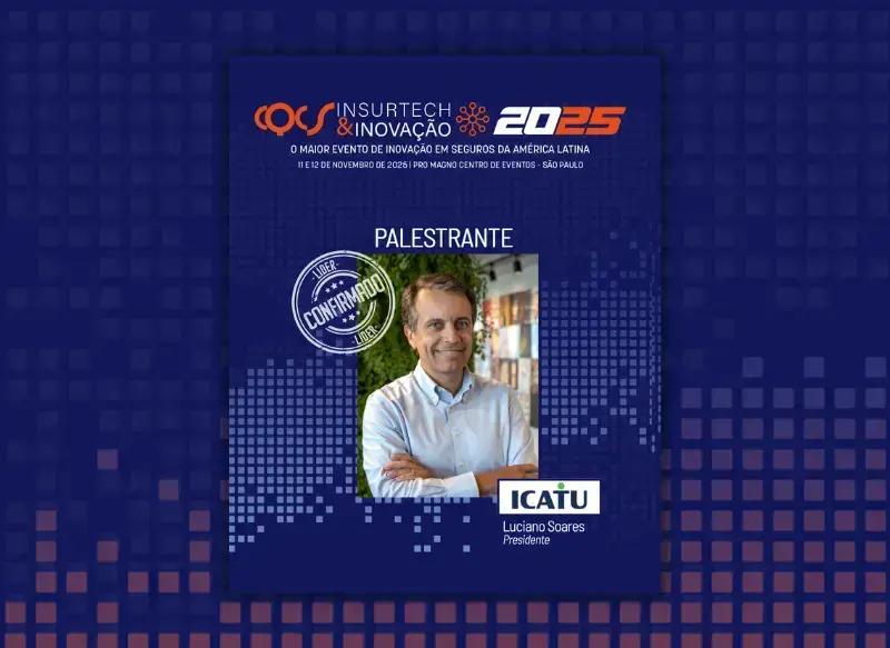 Luciano Soares palestra no CQCS Insurtech & Inovação 2025
