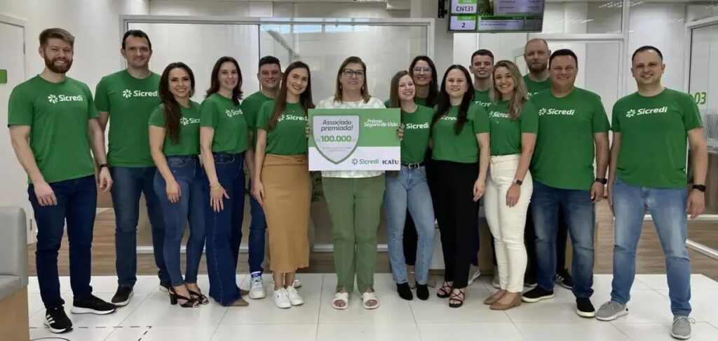 Vera Rita Conti Gallina ganha R$ 100 mil em sorteio do Sicredi